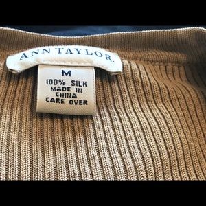 Silk Sweater.  no holes or visible snags